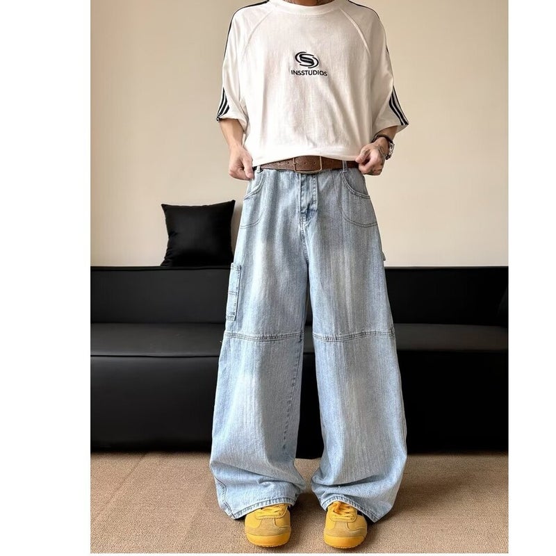 Unisex Casual Daily Denim Jeans - Image 4
