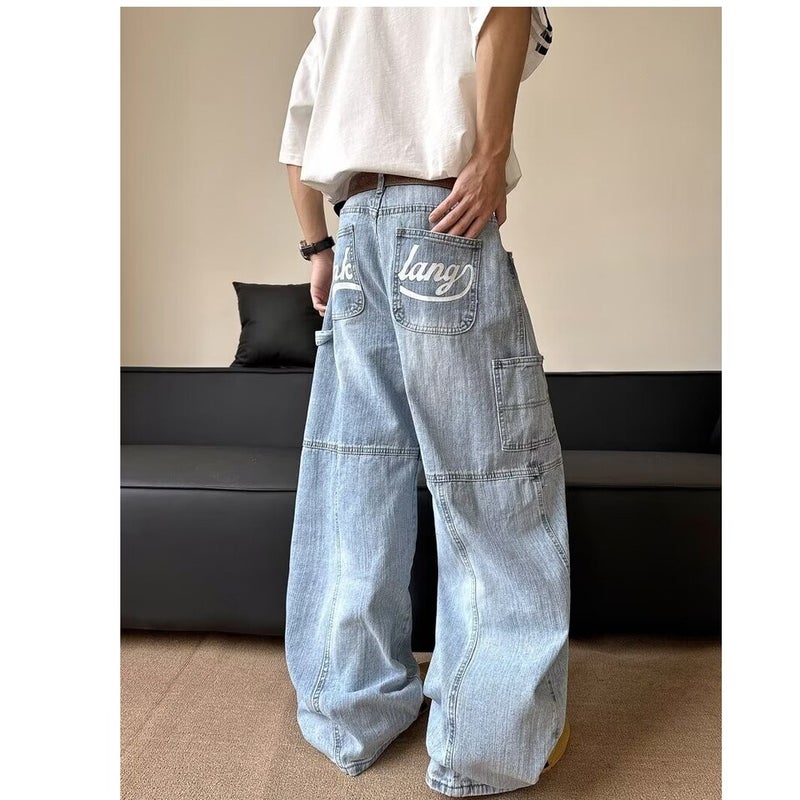 Unisex Casual Daily Denim Jeans - Image 2
