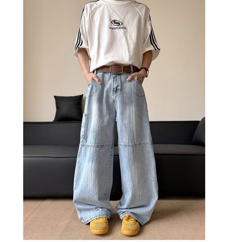Unisex Casual Daily Denim Jeans - Image 5