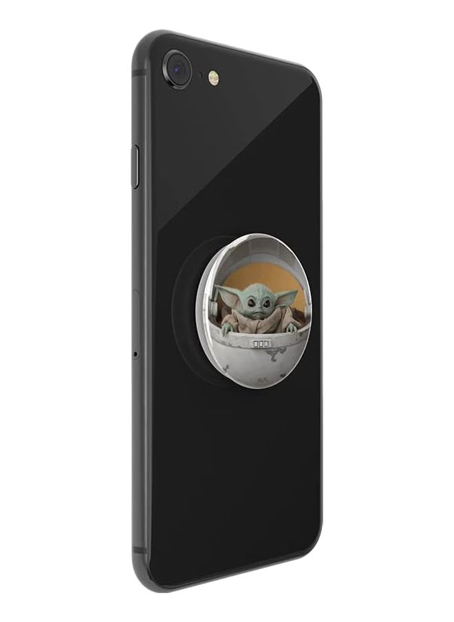 بوب سوكيتس حامل Popgrip المتوسع مع مقبض علوي قابل للتبديل للهواتف والأجهزة اللوحية The Child Pod Baby Yoda  - Image 4