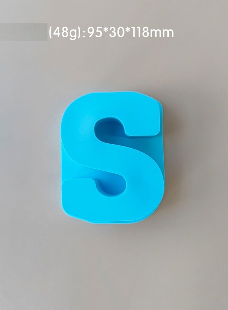 S-Shaped Medium Multi-Purpose Silicone Mold – Epoxy Resin, Wax, Soap, Chocolate, Heat Resistant - Image 1