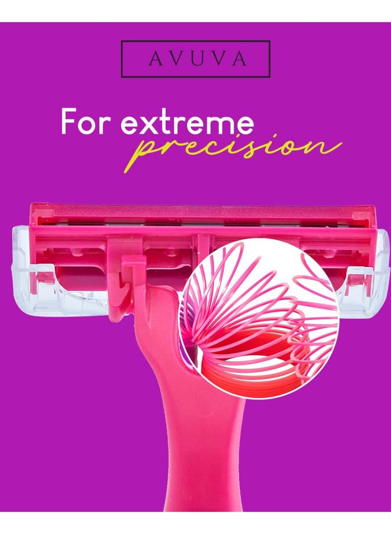 أفيفا شفرات أفوفا الناعمة ذات الرأس الدوارة للبشرة الحساسة للنساء - 5 قطع - Image 3