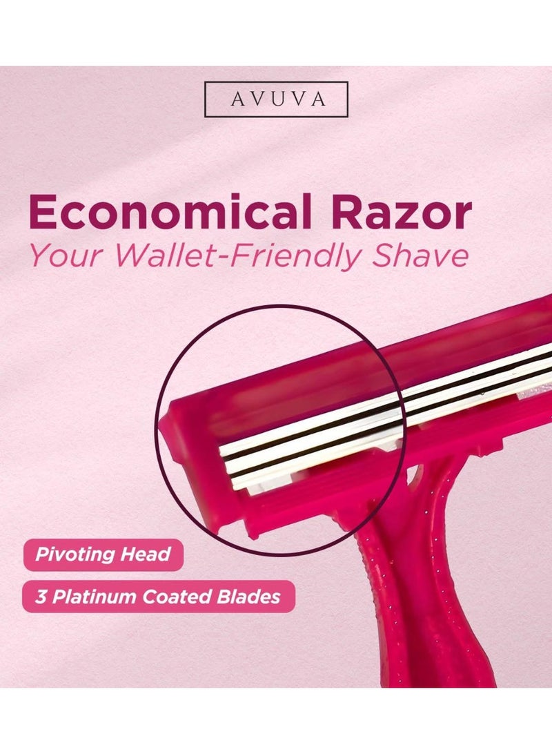 أفيفا شفرات أفوفا الناعمة ذات الرأس الدوارة للبشرة الحساسة للنساء - 5 قطع - Image 5