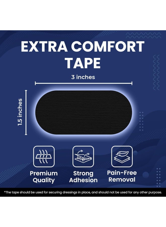 Sleeping Mouth Tape 30Pcs Anti-Snoring Mouth Tape Stop Snoring Breathe Easier Patch Hypoallergenic Breathable Tape Closed Mouth Patch Breathing Patch Micropore Tape Comfortable Sleeping Mouth Tape for Sleeping Reduced Snoring Free Gentle On Skin Medical Grade No Irritation - Image 2