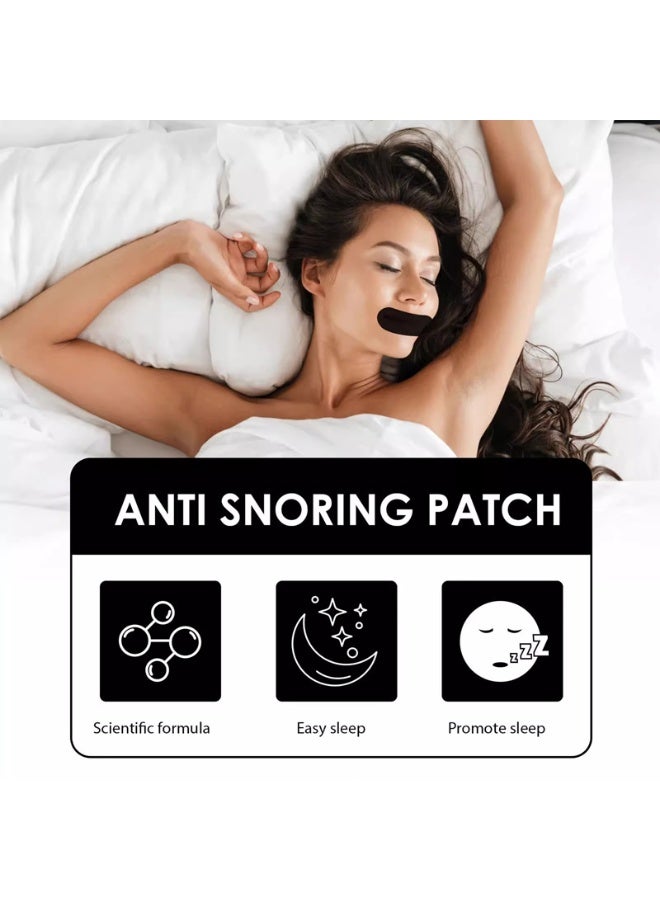 Sleeping Mouth Tape 30Pcs Anti-Snoring Mouth Tape Stop Snoring Breathe Easier Patch Hypoallergenic Breathable Tape Closed Mouth Patch Breathing Patch Micropore Tape Comfortable Sleeping Mouth Tape for Sleeping Reduced Snoring Free Gentle On Skin Medical Grade No Irritation - Image 4