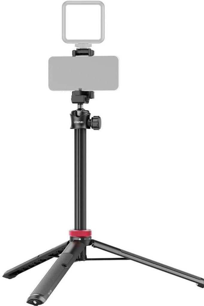 Ulanzi MT-44 Portable Tripod Handheld w Ball Head, Extendable Phone Camera Tripod w Cold Shoe, Travel Compact Lightweight Tripod for iPhone, Smartphone, Sony, Canon, Nikon, Small Cameras - Image 4