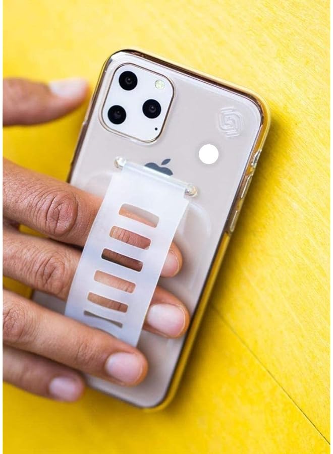 جريب 2 يو جراب هاتف Iphone 11 Pro Max Slate من Gettagrip Boost Enhanced Protection Grip Case، غطاء حماية رفيع لهاتف Iphone شفاف يدعم لاسلكيًا مع قبضة شفافة - Image 2