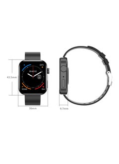 NKL Lashes Smart Watch NKL 200mAh Smart Watches for Men Bluetooth Make/Answer Calls Fitness Modes and Sleep Modes Multi-app Message Reminder Multi Language Black  - Image 2