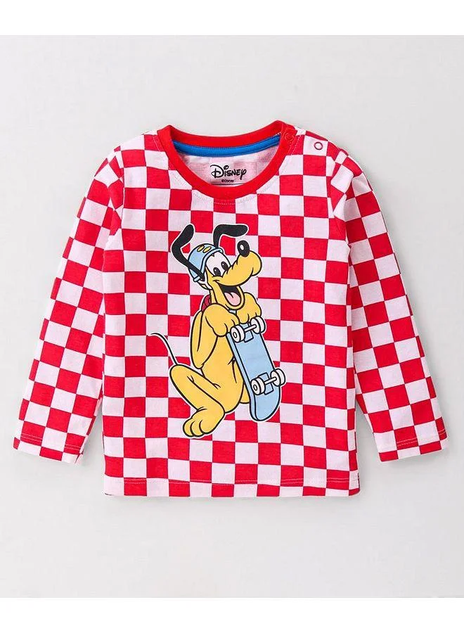 Babyhug Disney Babyhug Disney Single Jersey Full Sleeves T-Shirts With Mickey Mouse and Friends Graphic, Pack of 3 - Multicolour