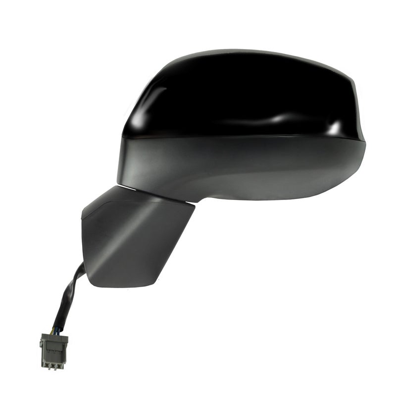 Fit System Driver Side Mirror for Honda Civic Coupe Sedan Model Textured Black wPTM Cover Foldaway Power