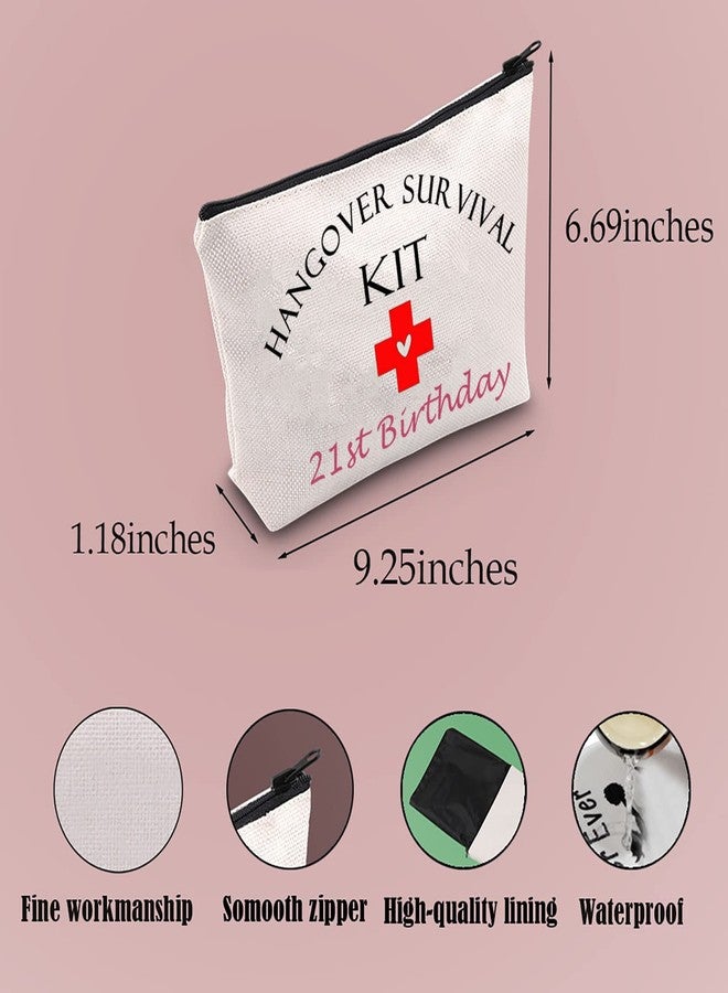 MBMSO 21st Birthday Pouch 21st Birthday Hangover Kit Birthday Favor Bag 21st Birthday Bag (21st Birthday Hangover Kit) - Image 3