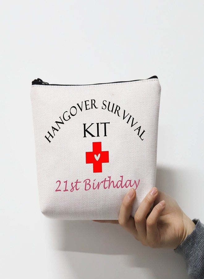 MBMSO 21st Birthday Pouch 21st Birthday Hangover Kit Birthday Favor Bag 21st Birthday Bag (21st Birthday Hangover Kit) - Image 2