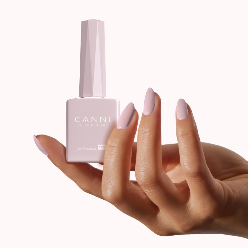 CANNI Nude Gel Nail Polish, 1Pcs Nude Pink Gel Polish Color High Gloss Soak Off Nail Manicure Salon DIY - Image 5