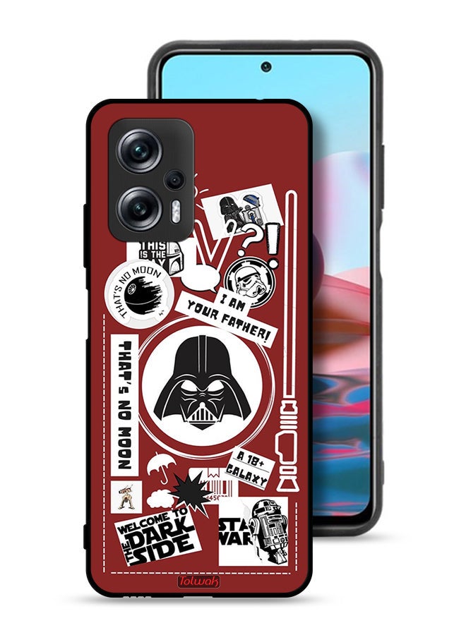 Tolwak Xiaomi Poco X4 GT Protective Case Cover Welcome To The Dark Side Sticker - Image 1