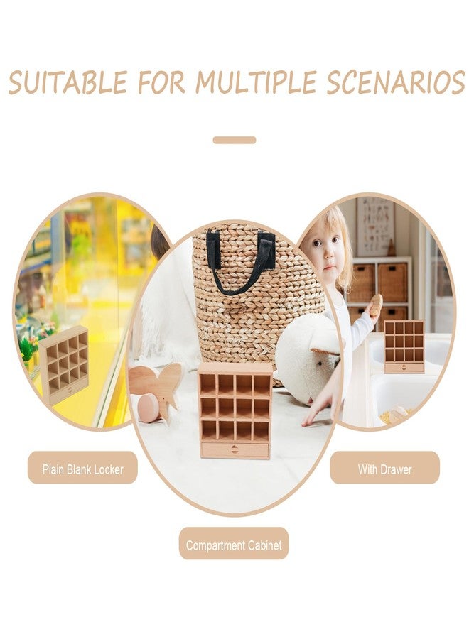 Vaguelly Miniature Doll Furniture Storage Cabinet Adorable Wear-Resistant Drawer Decor for Micro Landscapes and Mini Houses for DIY Projects - Image 4