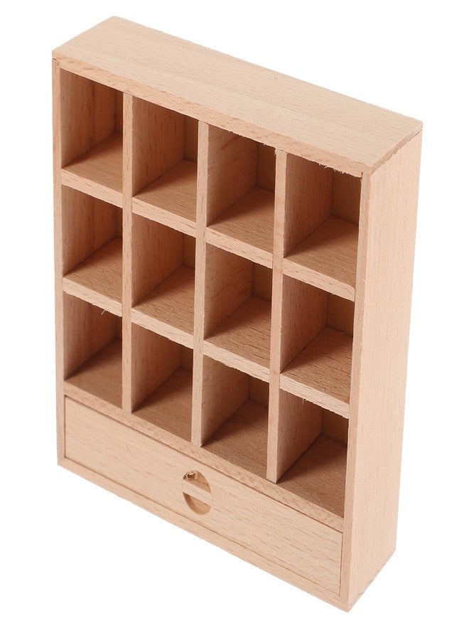 Vaguelly Miniature Doll Furniture Storage Cabinet Adorable Wear-Resistant Drawer Decor for Micro Landscapes and Mini Houses for DIY Projects - Image 5