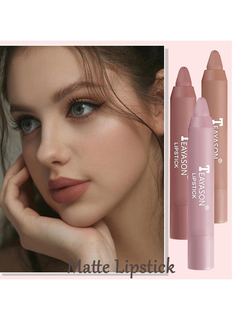 TEAYASON Liquid Matte Lipstick, Velvet Air Moisture Smooth Crayon Lip Stain, 24 Hour Super Stay Natural Nude Lipstick, Long Lasting Waterproof Lip Gloss Lipstick For Women, (No. 8 Single)  - Image 4