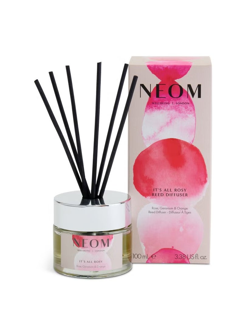 NEOM NEOM Wellbeing It’s All Rosy Reed Diffuser 