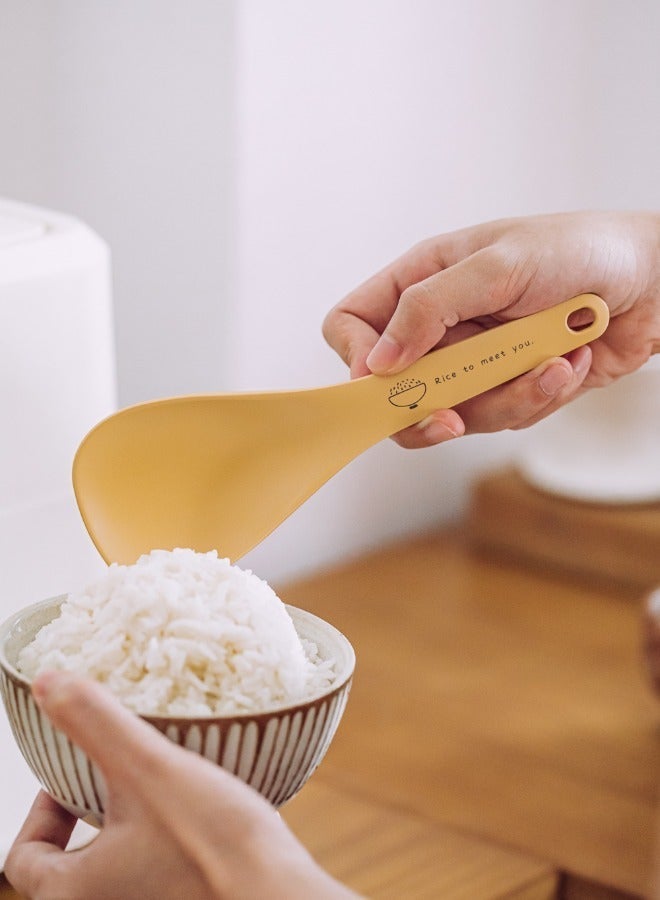 SHUEHO 4 pcs/set kitchen utensils for household use - alloy/silicone soup spoon for home use, big soup ladle for serving soup or porridge, long handle, food-grade, won't damage your pot, heat-resistant, perfect for non-stick cookware. - Image 4
