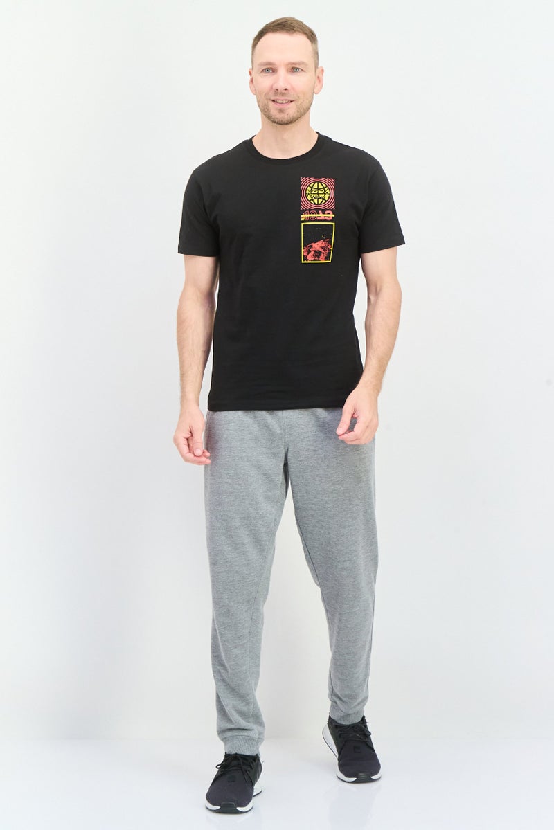 PUMA تي شيرت رياضي للرجال بأكمام قصيرة ملائمة في الهواء الطلق ميسي 63، أسود - Image 4