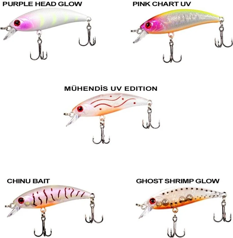 Ryuji Baby Minnow Sinking 5cm 4.5gr Model Bait