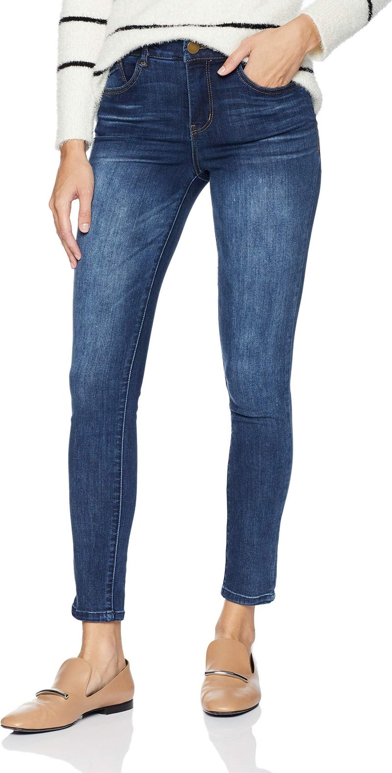 Democracy womens Absolution High Rise Ankle Jeans Blue 12 US