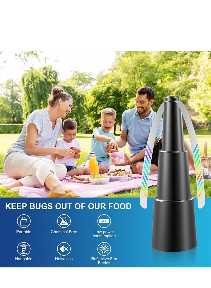 Height Adjustable Picnic Table Fans - 2 Pack Portable Electric Fans for Home, Restaurant, Party & Outdoor Use to Keep Food Clean and Fresh. Perfect for Picnics and Gatherings! - Image 3