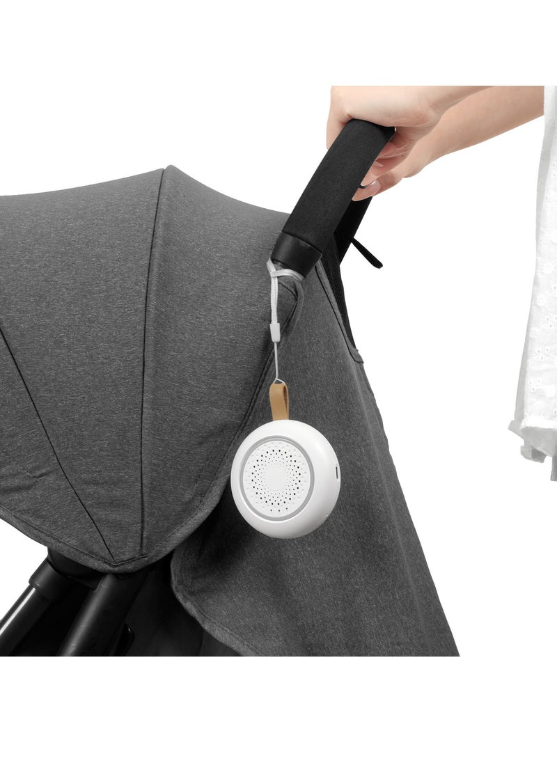 Gonice - White Noise Machine, Portable Sound Machinefor Baby Stroller Carrier Car Seat, Baby Sleep Soother - Image 1