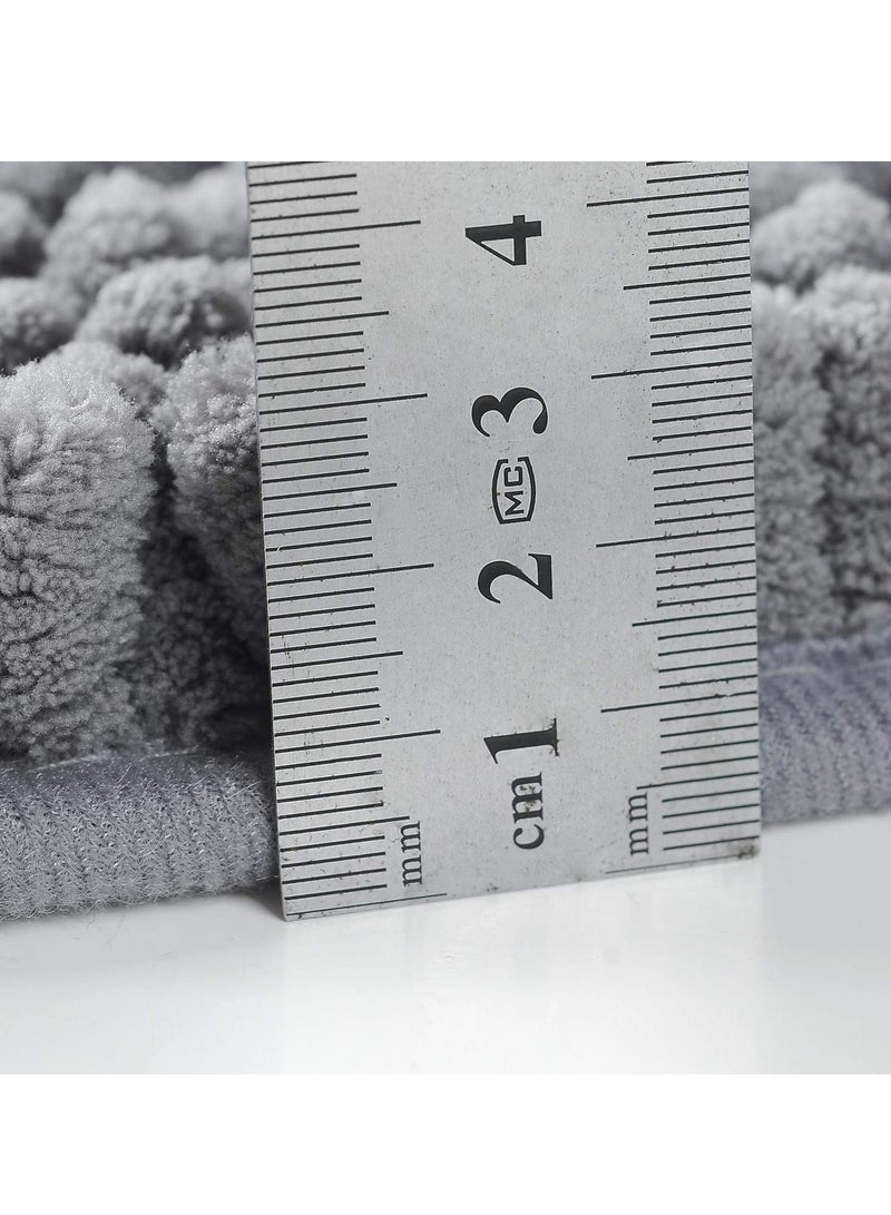 TYCOM Bathroom Rugs Bath Mat Non Slip Fluffy Soft Plush Microfiber Shower Carpet Rug Washable Non-Slip Carpet Mat for Bathroom Floor 50 By 80 CM Mixed Fiber Beige.  - Image 5