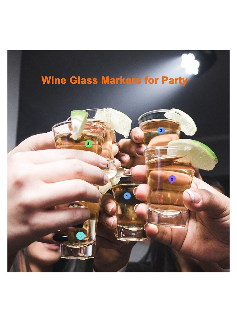 SOLARAE 1 to 300 Round Reflective Laser Number Stickers 10 Set Self Adhesive Label Stickers Inventory Storage Organizing Sticker for DIY Craft Marking Numbering Manicure Tool 50Pcs 10mm - Image 4