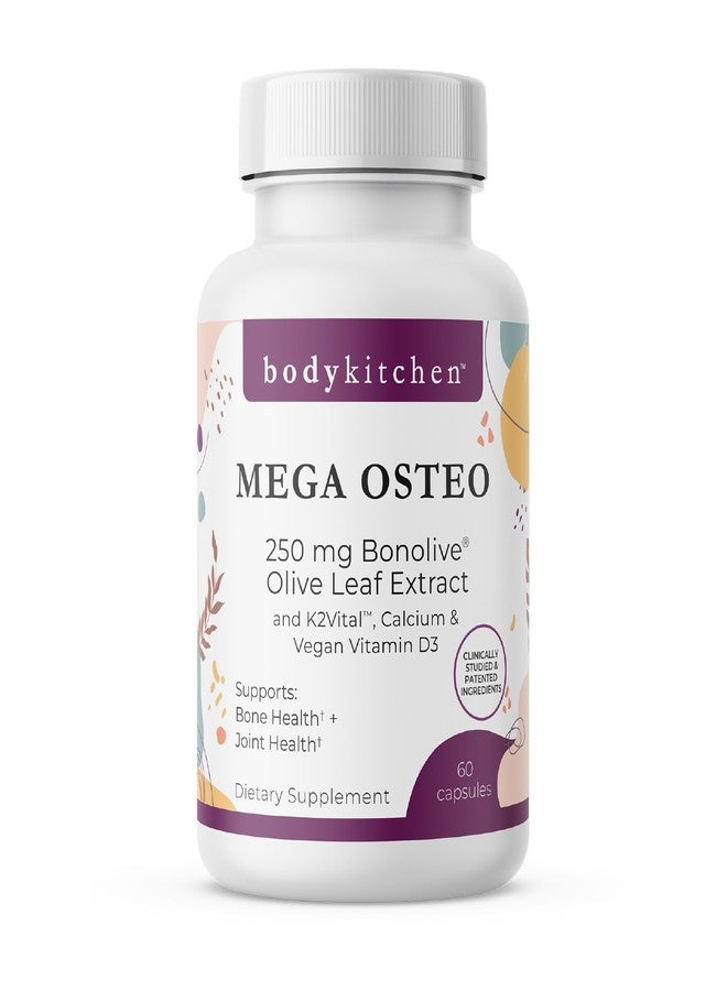 Body Kitchen Mega Osteo Bone & Joint Support with Bonolive K2 MK-7, 60 Caps - Image 1