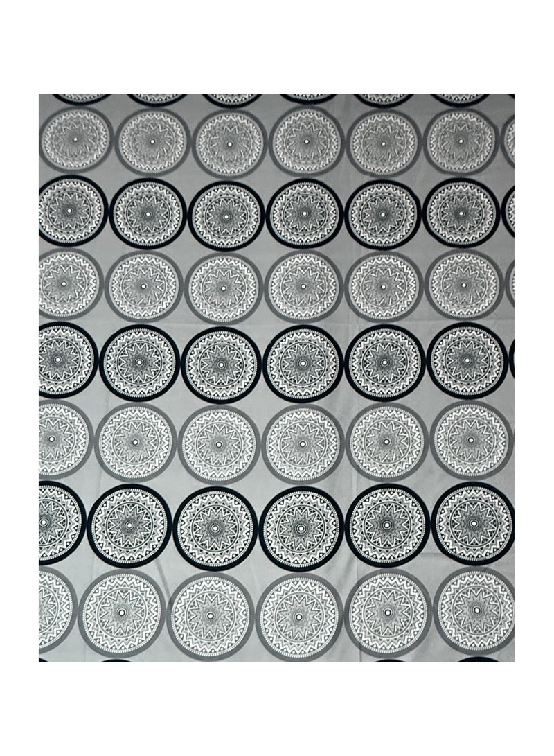 King Size Flat Bedsheet 250x240 cm with 2 Pillowcases – Premium Soft Microfiber – Black & Grey  - Image 2