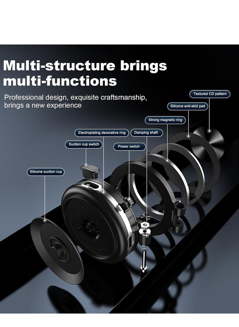 ELTRAZONE Universal Car Phone Holder Mount for iPhone 16 Pro - 20 Strong Magnets with 360° Rotation (Black) - Image 4