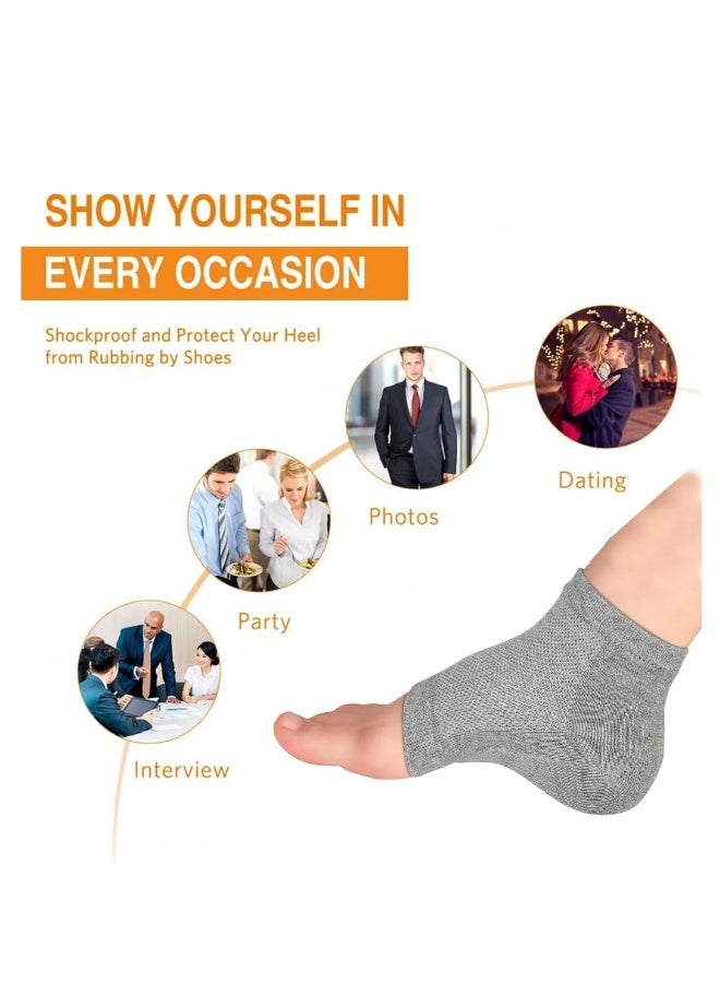 1 زوج من جورب ريزسولز لزيادة الارتفاع جيل، وسادات كعب غير مرئية، ووسادة دعم غير مرئية، ووسادات أحذية لزيادة الارتفاع للنساء والرجال. - Image 3