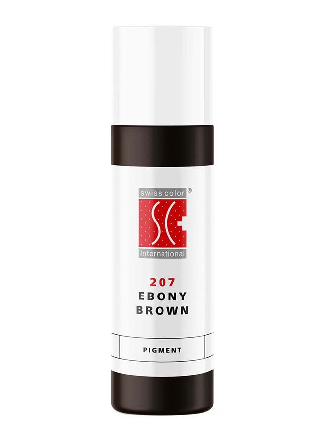swiss color Brow Pigment 207 Ebony Brown 10 ML - Image 1