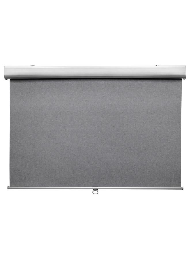 Zaboon Block-Out Roller Blind, Light Grey, 140X195 Cm - Image 1