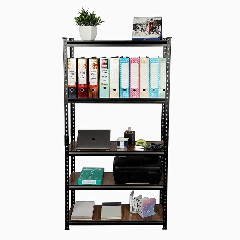 Ash  Roh Ash Roh Adjustable Shelves BoltLess Laminate MDF Sheet Storage Shelving Display Plant Flower Stand Bookshelf for Home Office Kitchen 6x3x1 5 Shelves Support 1 BAR  - Image 4