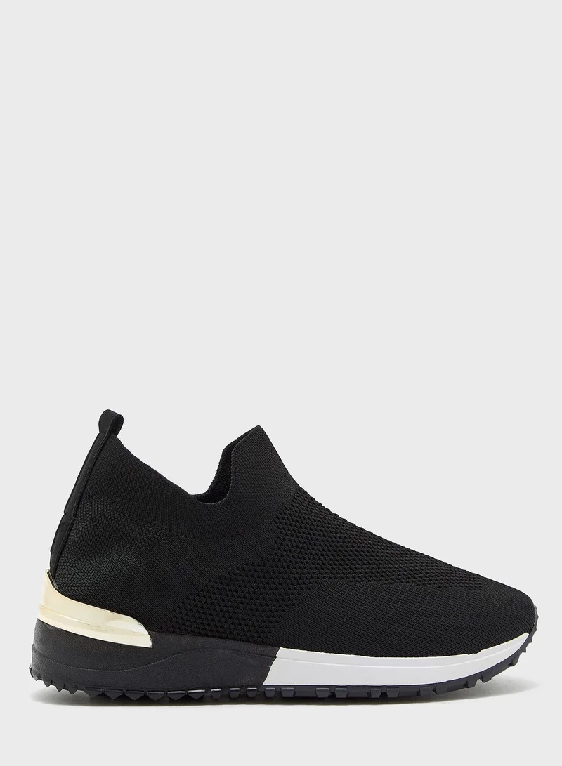 Truffle Knitted Sneakers
