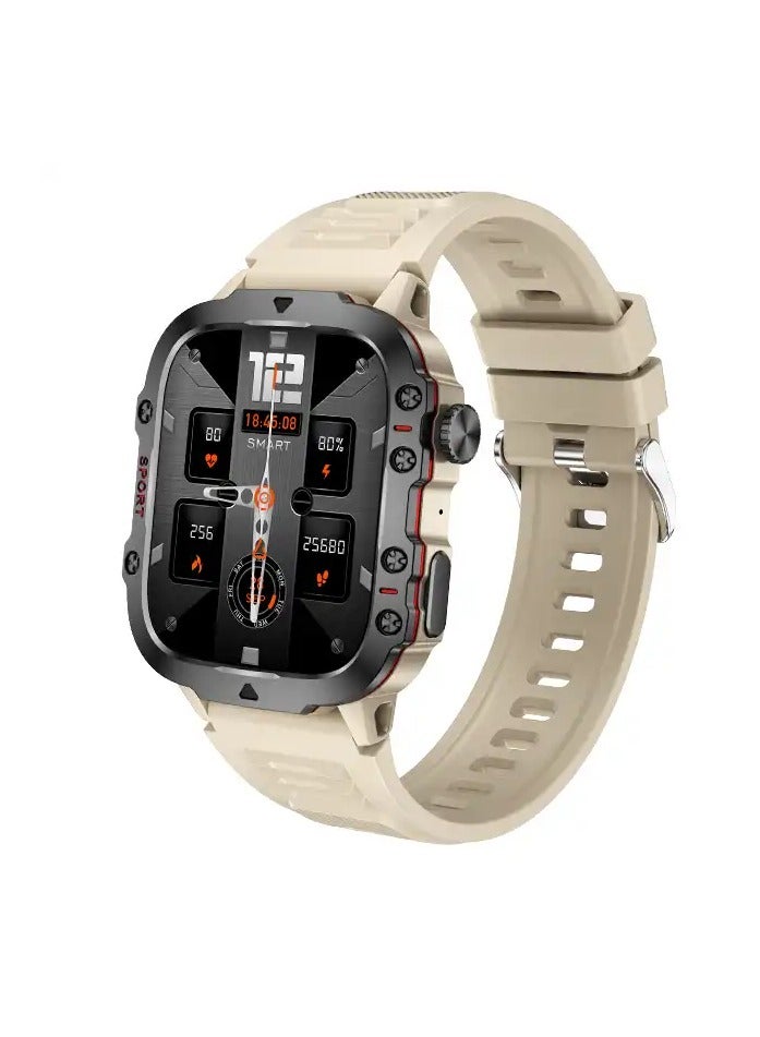 Yezler Sport Smartwatch for Adventure - Waterproof Fitness Tracker, Heart Rate Monitor, Durable Outdoor Watch, Activity Tracker, Step Counter, Calorie Burn Monitor, Rugged Design for Extreme Conditions, Bold Style - Image 1