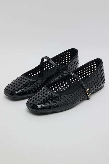 R&B Cut-Out Mary Janes Shoes