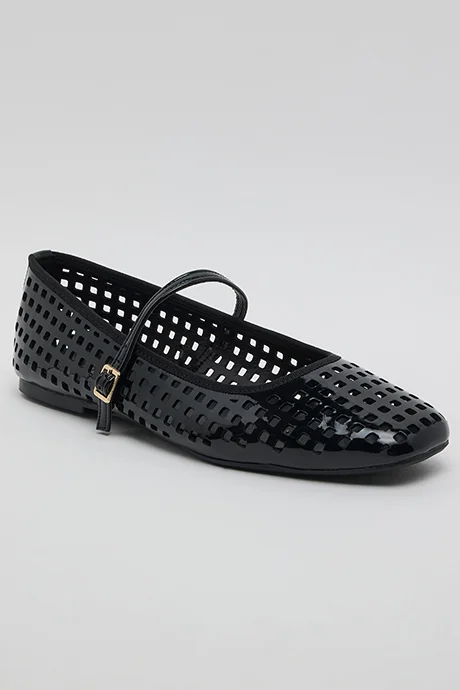 R&B Cut-Out Mary Janes Shoes