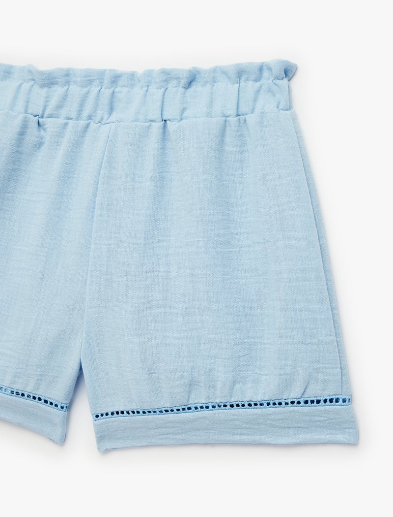 KOTON Babygirl Woven Bottoms Shorts - Image 3