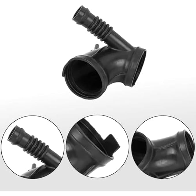 CHEFRU Air Intake Tube Hose Compatible With X5 3.0i Sport Utility 3.0L 2001 2002 2003 2004 2005 2006 Black Car Engine Air Intake Hose 13541440102 AIH551023B AIH1023B 696-058 - Image 4