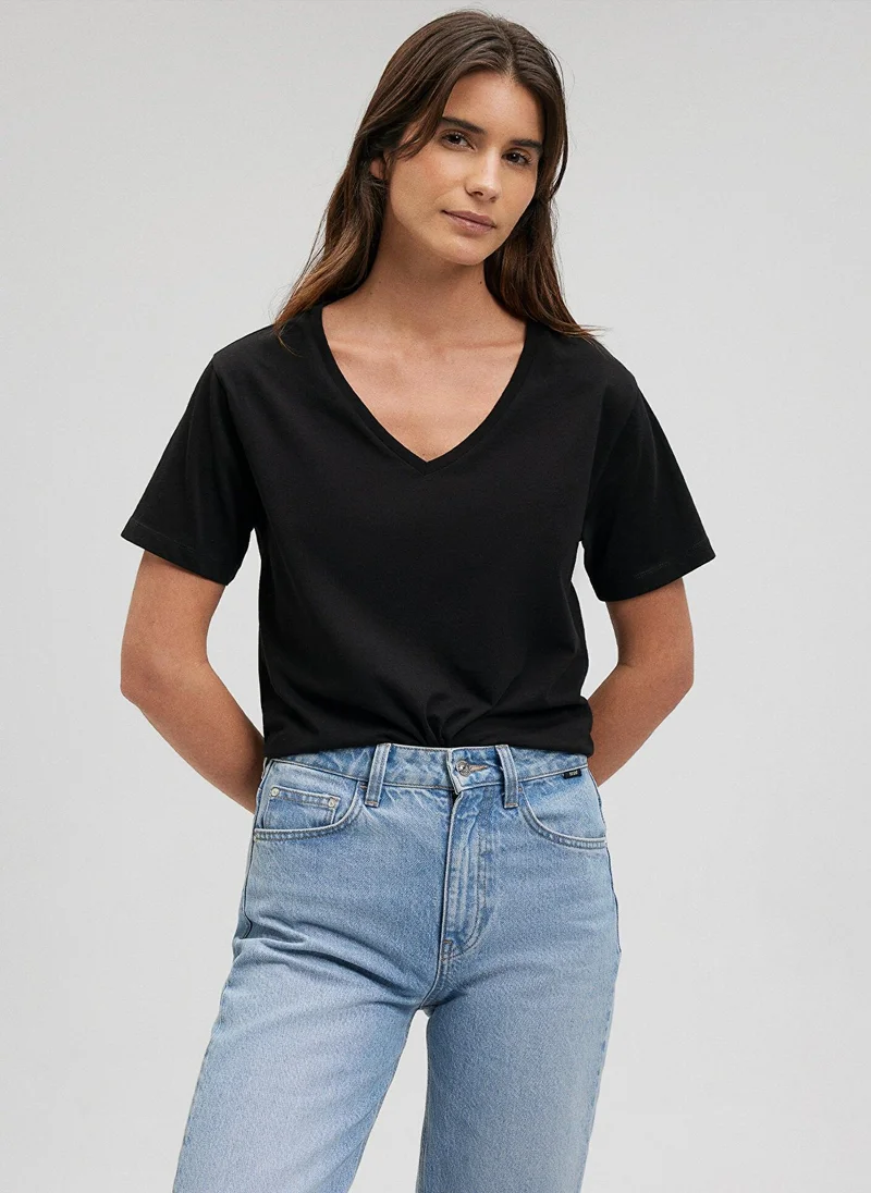 MAVI Black Basic T-Shirt