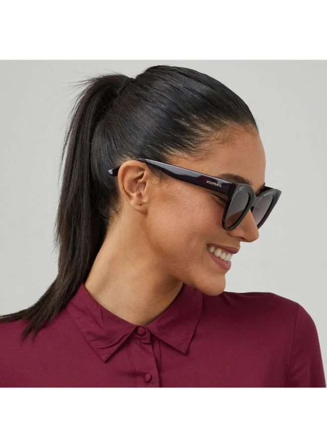 30Sundays DAWN Women Brown Sunglasses - Frame Material: Acetate - Lens Color: Brown- Frame Color: Burgundy - Full Rim