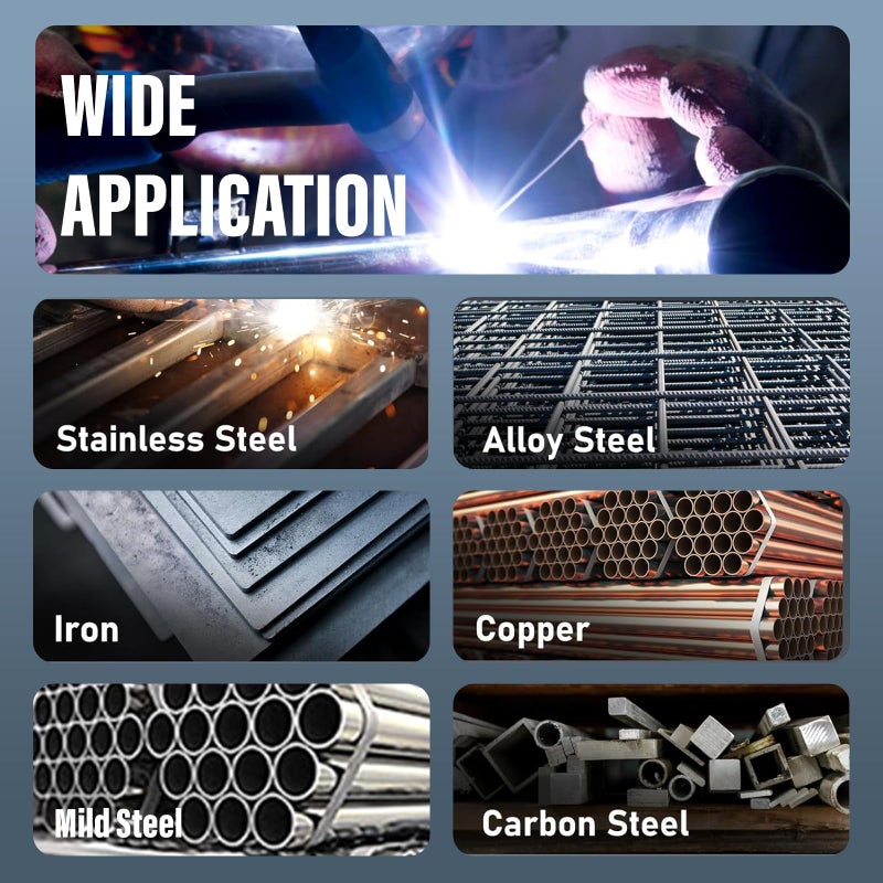 S7 TIG Welder With Gas/Gasless, S7 110V/220V 200 Amp 3-in-1 Welding Machine, ARC/DC TIG/Pulse TIG,Use 3/32 Tungsten Welding Rod - Image 2