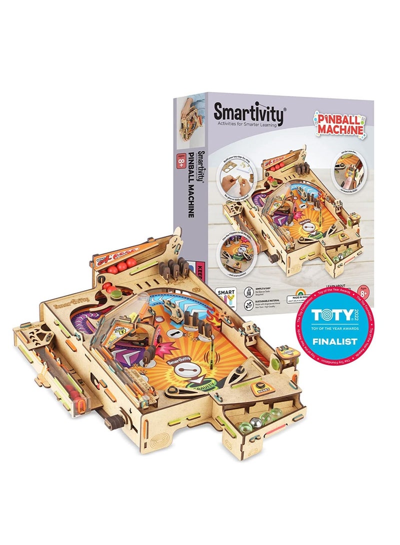 Smartivity DIY Pinball STEM Fun Toys for Age 8 to 14 Toy for Boys & Girls Age 8 10 12 14 Science Toy Educational Construction Based Activity - Image 1