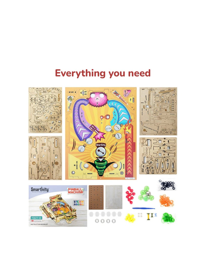 Smartivity DIY Pinball STEM Fun Toys for Age 8 to 14 Toy for Boys & Girls Age 8 10 12 14 Science Toy Educational Construction Based Activity - Image 5