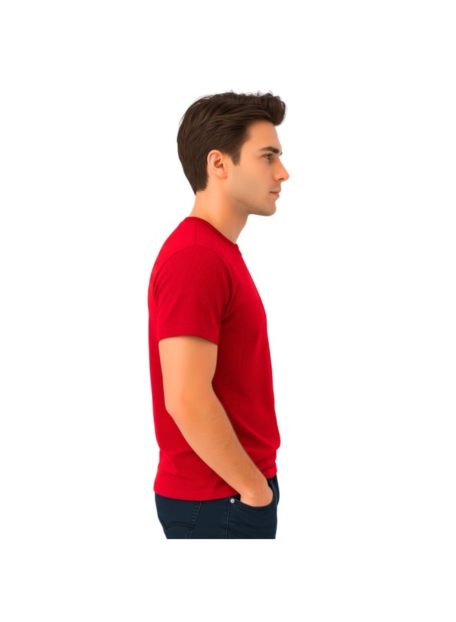 PRINTSHOP4ME UAE Men's Round Neck T-Shirt For Celebrating National Day Printed Adult T shirt Perfect For National Holidays And Festive Events National Day Casual Wear For Men - Image 5