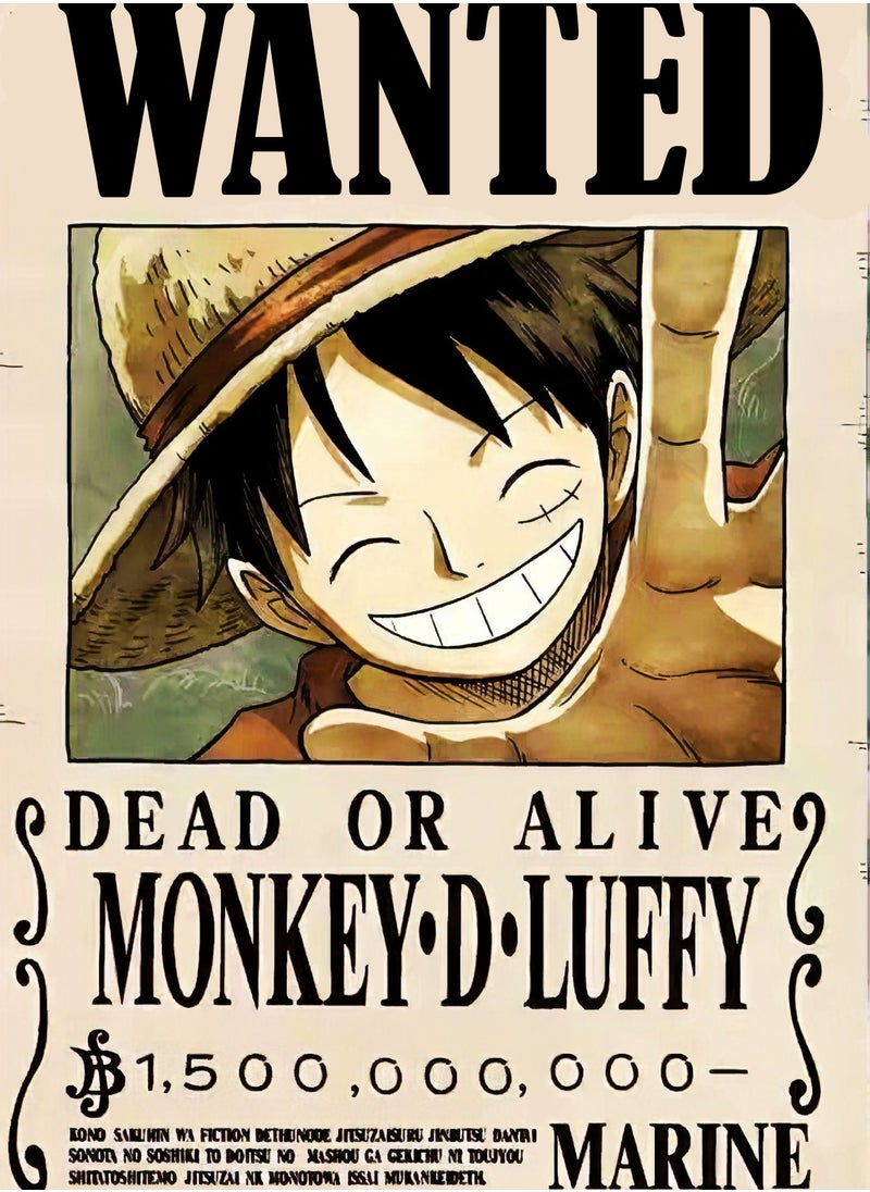 Generic Anime Luffy One Piece Poster 